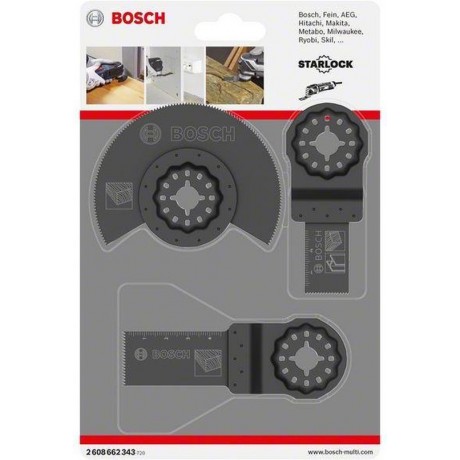 Bosch 3-delige universele set