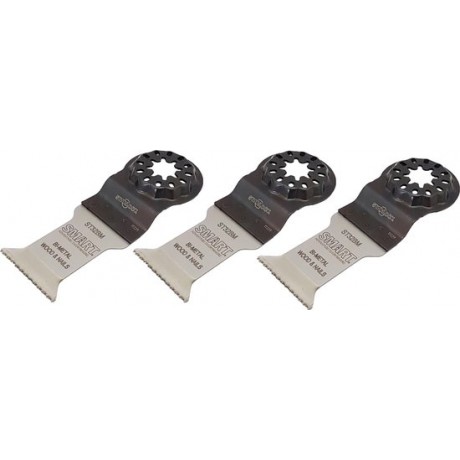 SMART Blades Starlock Multitool Zaagblad - Bi-Metaal - Hout/Spijkers/Schroeven/Non-Ferro - 32x42mm - 3 stuks
