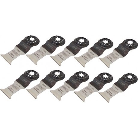 SMART Blades Starlock Multitool Zaagblad - Bi-Metaal - Hout/Spijkers/Schroeven/Non-Ferro - 32x42mm - 10 stuks
