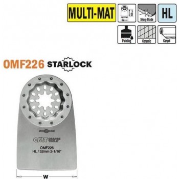 multitool 52mm stabiele schraper voor alle materialen (1 stuk)