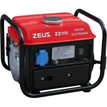 ZEUS 720W generator met tweetakt benzinemotor ZEUZ 950