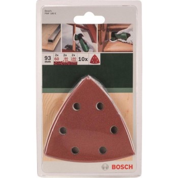 Bosch Schuurpapier - 93 mm - 10 stuks - Voor hout en metaal
