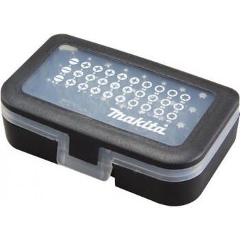 Makita D-30667 31-delige bitset in plastic box met riemclip