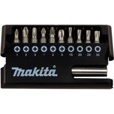 Makita D-30651 magnetische bitset met bithouder - 11-delig