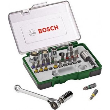 Bosch Schroefbit & ratelset - 27 delig
