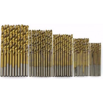 Boortjes set voor staal Staalboren 50 stuks in 5 maten (5x 10 stuks) 1.0mm t/m 3.0mm / HaverCo