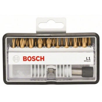 Bosch 18+1-delige Robust Line bitset L Max Grip