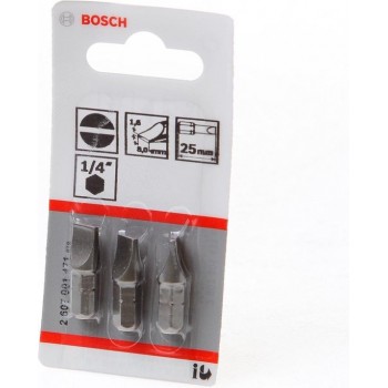 Bosch Bitskaart 1.6 x 8.0mm blister van 3 bits