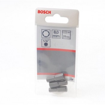 Bosch - BIT 1/4XH-TORS/IS 8.0 /3 - 3 stuks
