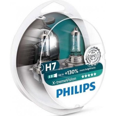 Philips X-tremeVision Xenon lamp - H7 Autolamp - 12V - 2 stuks