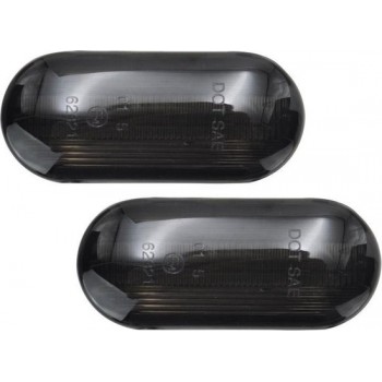 AutoStyle Set LED Zijknipperlichten - passend voor VAG/Ford Diversen - Smoke - incl. Dynamic Running Light