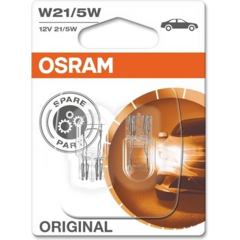 Osram Original Halogeen lampen - T20 W3x16Q - 12V/21-5W - set à 2 stuks