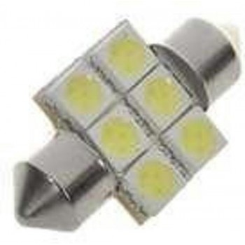 Dome 6 LED C5W SMD Auto Interieur Lamp 31mm