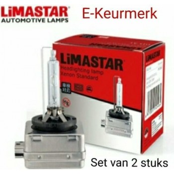 LIMASTAR D3S 6000K Coolblue Set van 2 stuks E-Keurmerk Origineel
