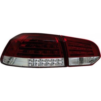 AutoStyle Set Full LED Achterlichten passend voor Volkswagen Golf VI 2008-2012 excl. Variant - Rood/Helder