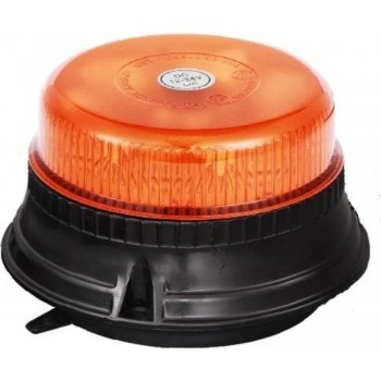LED Beacon / Dakflitser - 8 LED - R10 / R65 - Oranje - Roterende leds