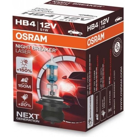 HB4 / 9006 Osram Night Breaker Laser 9006NL Per Stuk