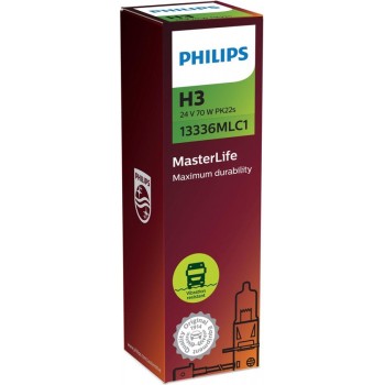 Philips MasterLife 24V H3 Halogeenlamp 70W