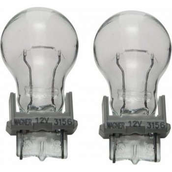 2 stuks Amerikaanse lamp, enkele functie, kleur wit, nummer 3156 3056LL 12 volt 21w