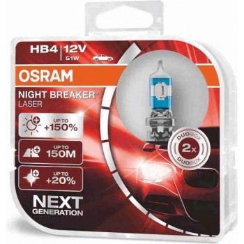 Osram Night Breaker Laser Gen2 HB4 9006NL-HCB