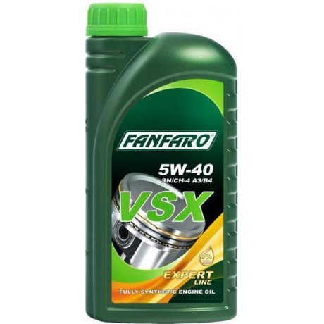 Fanfaro VSX | 5W-40 | Vol-Synthetische Motorolie | 1 Liter