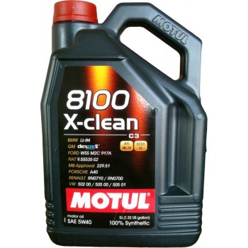 Motul 8100 X-clean 5W40 C3 5l