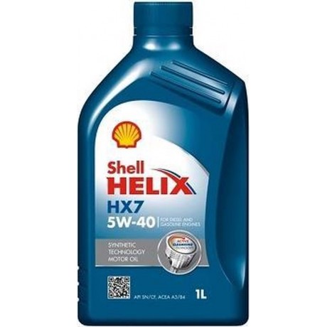 Shell Helix HX7 5W40 - Motorolie - 1L