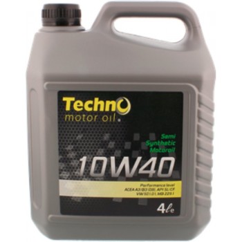 Techno Multigrade Motorolie | Auto | Olie | 4 Liter | 10W-40