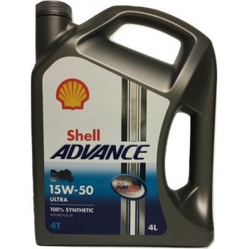 SHELL ADVANCE 4T ULTRA 15W50 - Motorolie - 4L