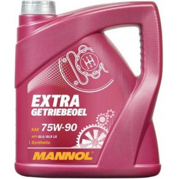 Mannol Extra | 75W-90 | GL-4 / GL-5 LS | Synthetische Versnellingsbakolie | 4 Liter