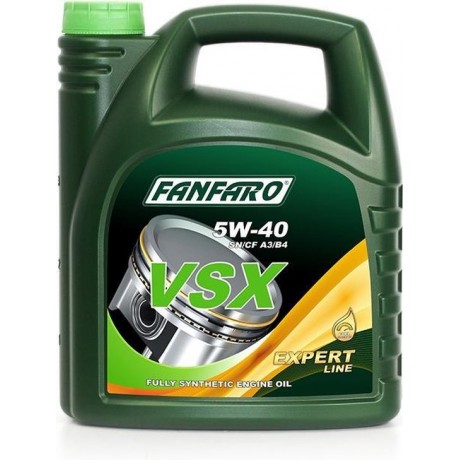 Fanfaro VSX | 5W-40 | Vol-Synthetische Motorolie | 5 Liter