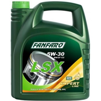 Fanfaro LSX | 5W-30 | Vol-Synthetische Motorolie | Longlife | 5 Liter