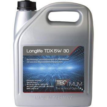 Tectimum motorolie TDX5W30 longlife
