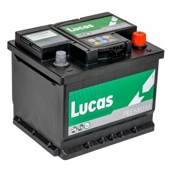 Lucas Premium Auto Accu | 12V 44AH 440 CCA | + Pool Rechts / - Pool Links