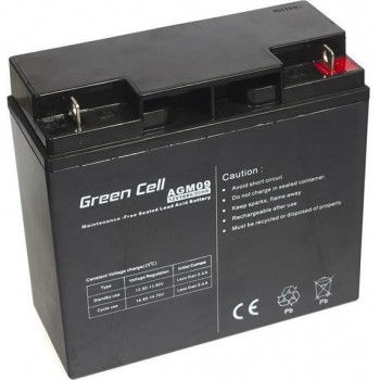 Green Cell 12V 18Ah (11mm) 18000mAh VRLA AGM accu