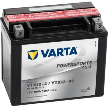 Varta Motor AGM Powersports Accu / Batterij YTX12-4/YTX12-BS