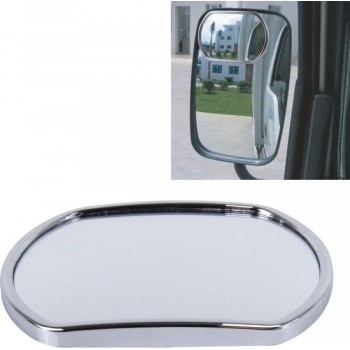 3R-025 Truck Blind Spot Achteraanzicht Wide Angle Mirror, Afmetingen: 14cm x 10.5cm (zilver)