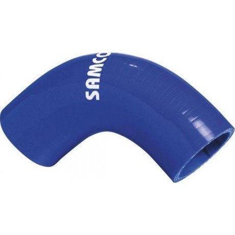 Samco Sport Samco Siliconen slang 90 graden bocht - Lengte 63mm - Ø9.5mm - Blauw