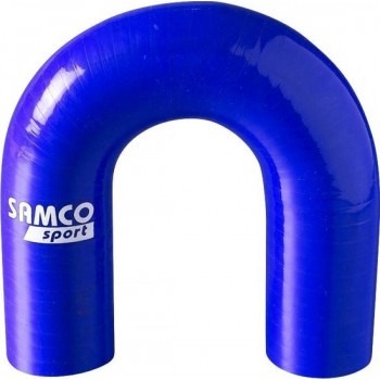 Samco Sport Samco Siliconen slang 180 graden bocht - Lengte 127mm - Ø60mm - Blauw