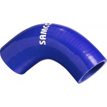 Samco Sport Samco Siliconen slang 90 graden bocht - Lengte 125mm - Ø65mm - Blauw