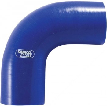 Samco Sport Samco Siliconen slang 90 graden bocht - Lengte 102mm - Ø48mm - Blauw