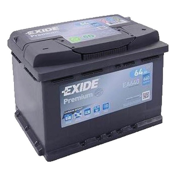 EXIDE EA640 Premium Carbon Boost 12V 64 Ah 640A Autobatterij 3661024034227