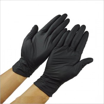 Nitril Handschoenen -Zwart - maat: M - 100 stuks