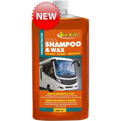 Star brite Citrus shampoo & wax | Camper & Caravan 1000ml (concentraat)