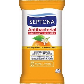 Septona Schoonmaak Doekjes Antibacterieel Sinaasappel