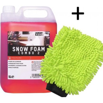 5 Ltr Snow-Foam Combo 2 voor een zeer grondige reiniging (Alkalish stripwash) nu met gratis WashMitt