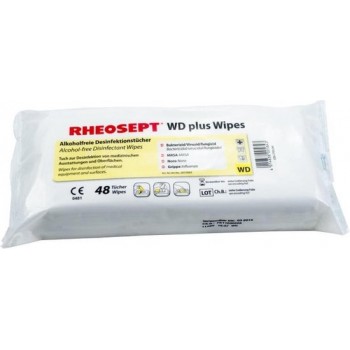 Rheosept WD Plus Desinfectie Doekjes - Extra Gemakkelijk - 48 Stuks