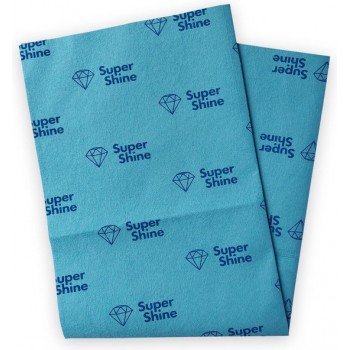 Super Shine hygiënische schoonmaakdoek - xlarge - 50 x 35 cm - wasbaar - super sterk