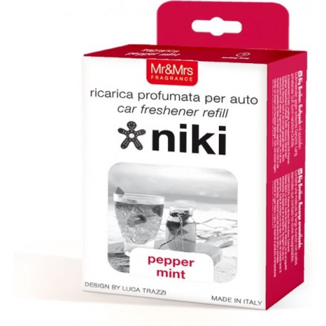 Mr&Mrs Fragrance Niki - Navulling - Luchtverfrisser Auto - Peppermint