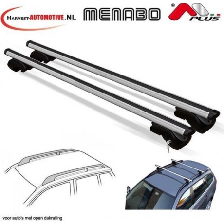 Menabo Dozer XL dakdragers (aluminium) Open Dakrails 135 cm